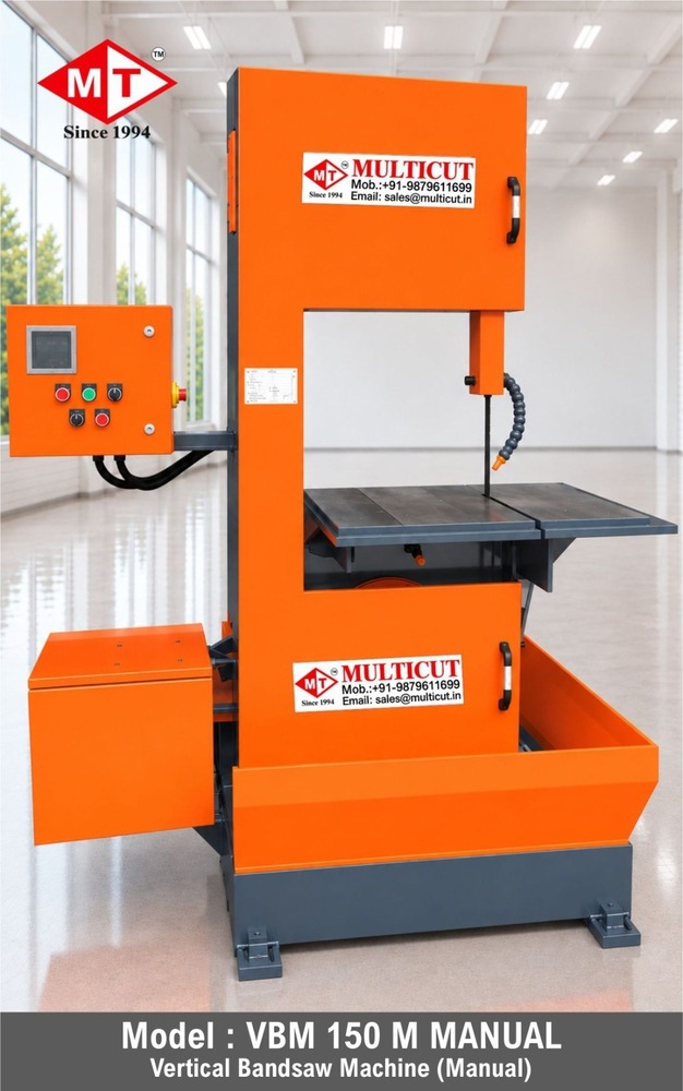VBM 150 - VERTICAL MANUAL BAND SAW MACHINE