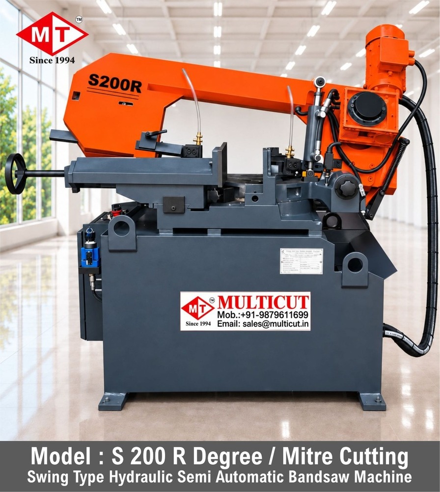Swing Type Miter & Degree Cutting Band Saw