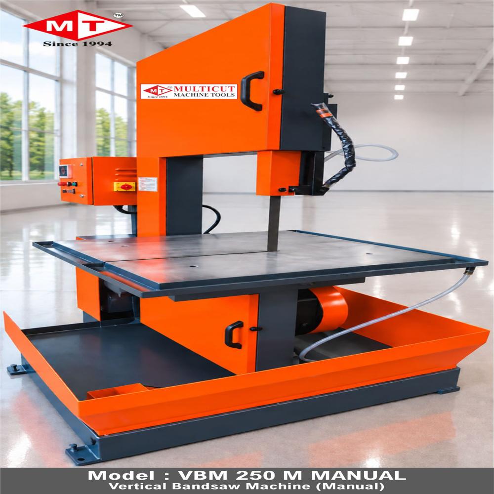 Vbm-150 Degree Cutting Band Saw Machine - Color: Red