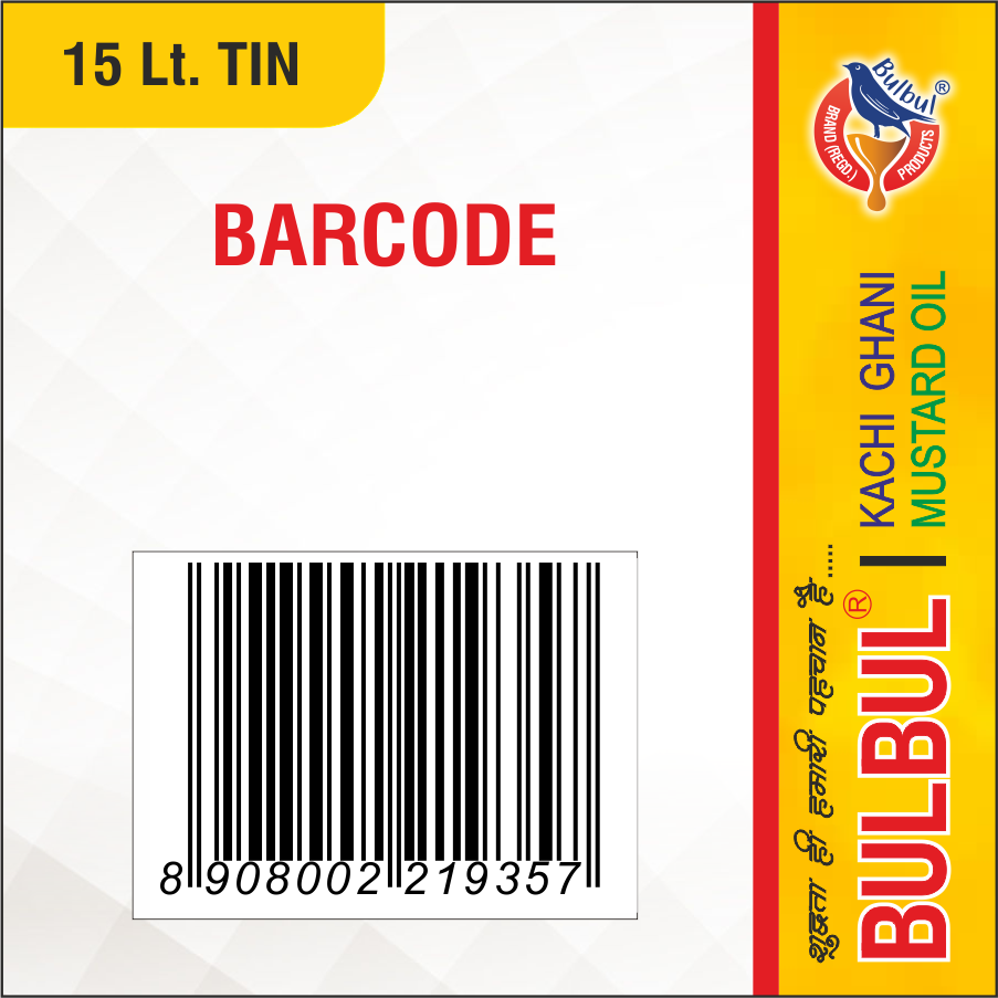 15Ltr Kachi Ghani Mustard Oil Tin