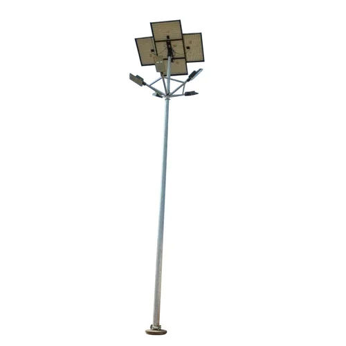 Black 18W Solar High Mast Led Street Light