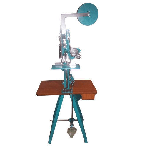 Foot Operated Manual Book Stitching Machine - Color: Blue