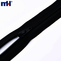 Zipper Closed-End Nylon Coil Zipper No.3 Nylon Zipper Black Zipper Wholesale