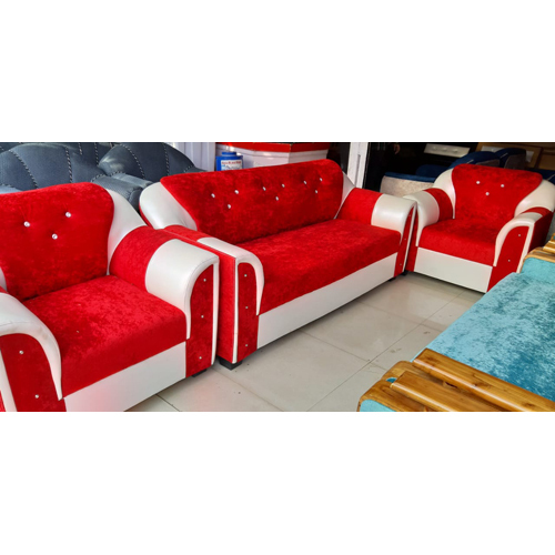 Red Velvet Sofa Set No Assembly Required at Best Price in Jhansi Nazmuddin Khan