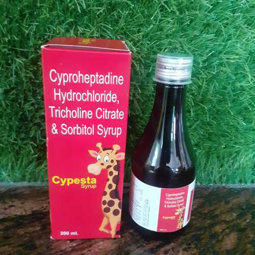 Cyproheptadine  Hyderochloride Tricholine Citrate  Sorbitol