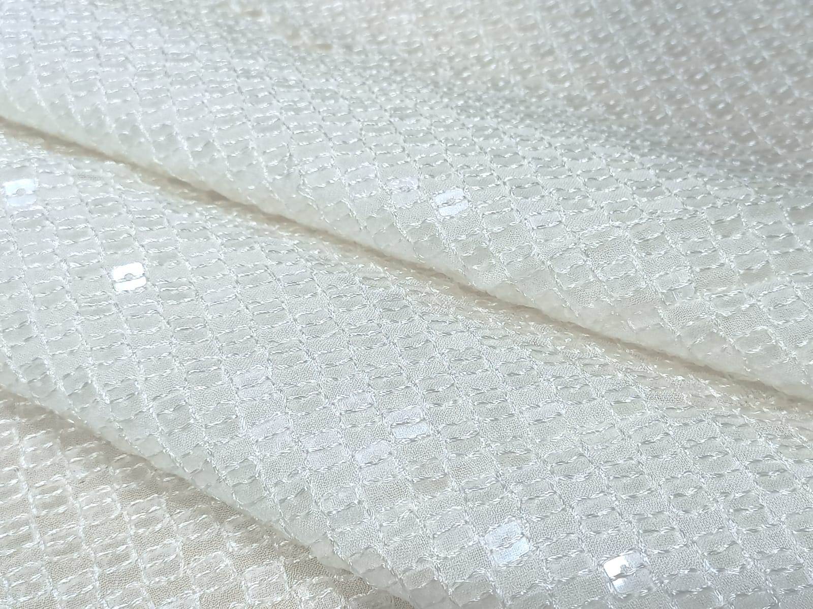 Water Sequins fabric for Women Clothes in India