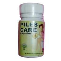 Piles Care Capsules - 60 Herbal Capsules, Red Bottle For Effective Piles Treatment