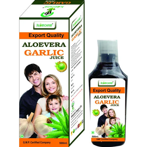 500ml Aloe Vera Garlic Juice Grade: Premium