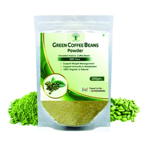 200g Green Coffee Beans Powder