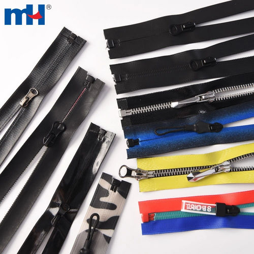 Waterproof Nylon Zipper No. 5 Close End/Open End /Double Slider Nylon Coil Zip Invisible Zipper