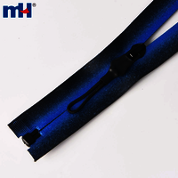 Waterproof Nylon Zipper No. 5 Close End/Open End /Double Slider Nylon Coil Zip Invisible Zipper