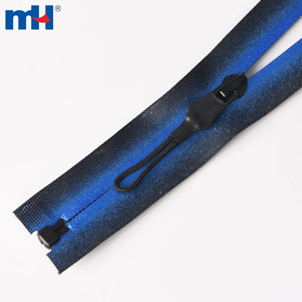 Waterproof Nylon Zipper No. 5 Close End/Open End /Double Slider Nylon Coil Zip Invisible Zipper