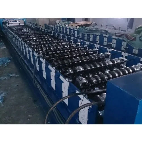 Trapezoid Roof Roll Forming Machine - Mild Steel, Automatic PLC Control, 220-440 Voltage, Any Color, 1 Year Warranty