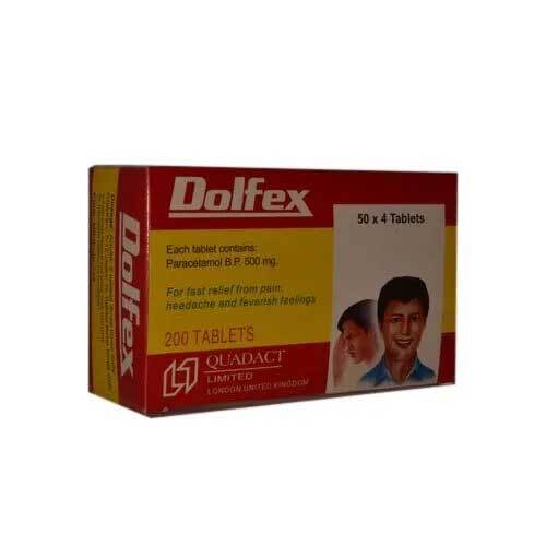 Dolfex Paracetamol B.P Tablets 500 mg