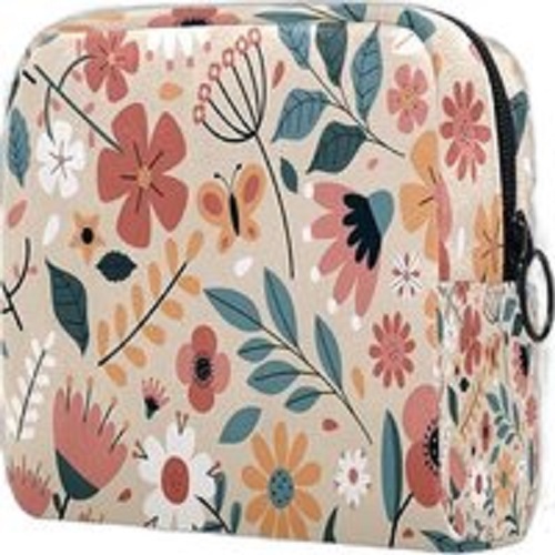 Flower Cosmetic Travel Bag