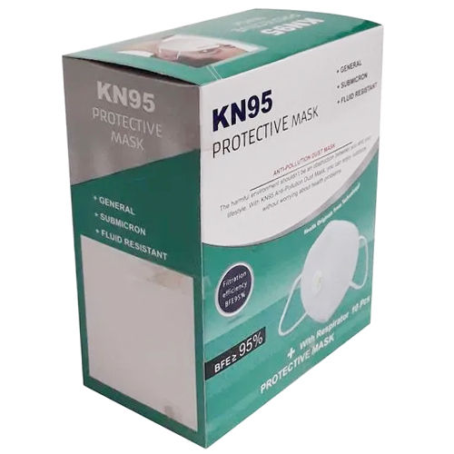 Rectangular K-95 Mask Packaging Box