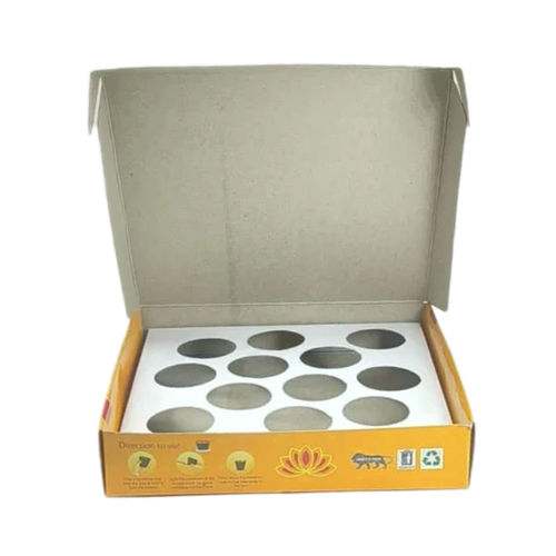 Rectangular Sambrani Cup Packaging Box