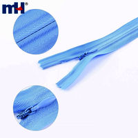 Nylon Concealed Zip Invisible Nylon Zipper No. 3 Hidden Zipper Close End Invisible Zipper