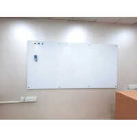 Magnetic Glass Dry Erase Board - Color: White