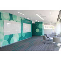 Lacquered Glass Magnetic Board - Durable Glass Writing Board , Useful Warranty Included For Office, School, College