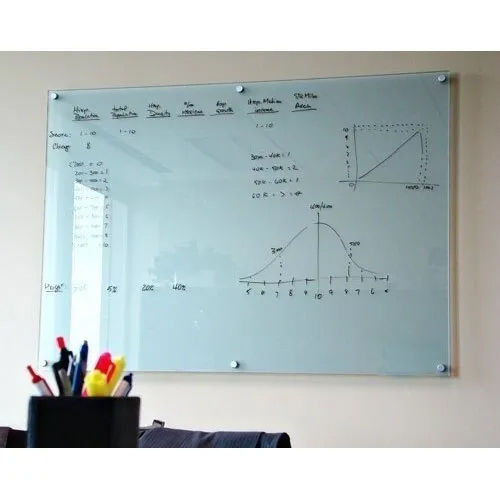 Single Sided Magnetic Writing Glass Boards