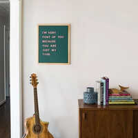 Rc Magnetic White And Green Chalkboard - Material: Melamine Writing Surface