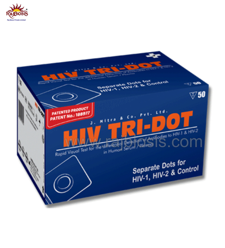 J Mitra HIV TRI-DOT rapid test kit