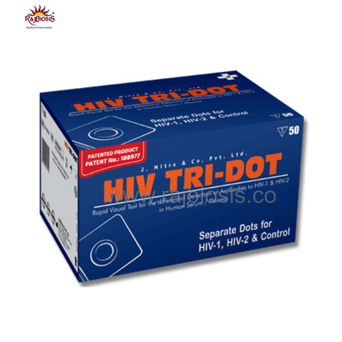 J Mitra HIV TRI-DOT rapid test kit