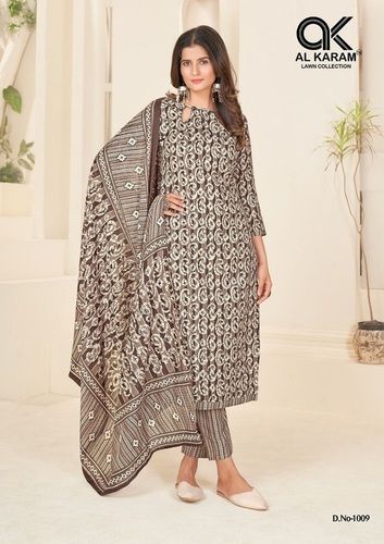 Al Karam Jaipuri Queen Dress Material