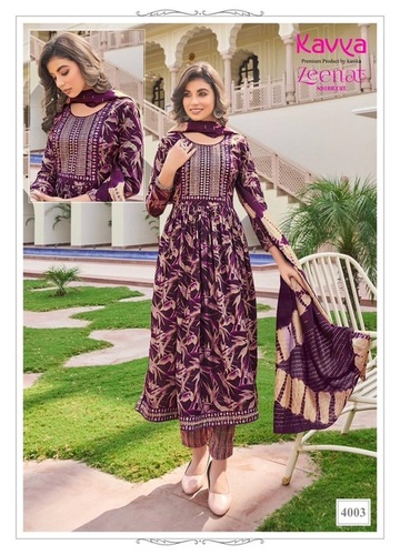 Kavya Zeenat Vol-4 Kurti Pant Dupatta