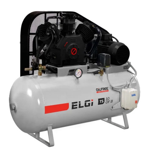 Black & Gray Two Stage Oil Free Piston Compressors