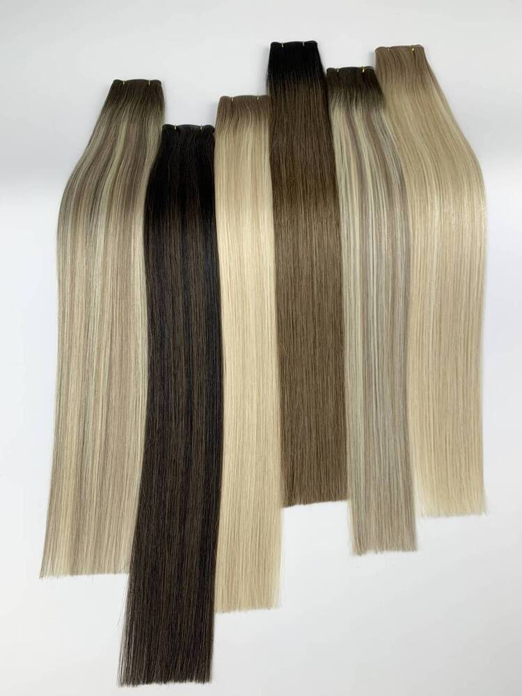 No shedding genius weft hair extensions for salon owners