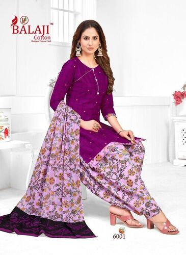 Balaji Rajwadi Patiyala Vol-6 -Dress Material