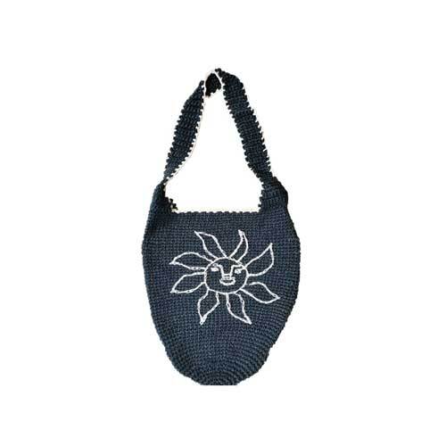 Crochet Sun Vegan Bag