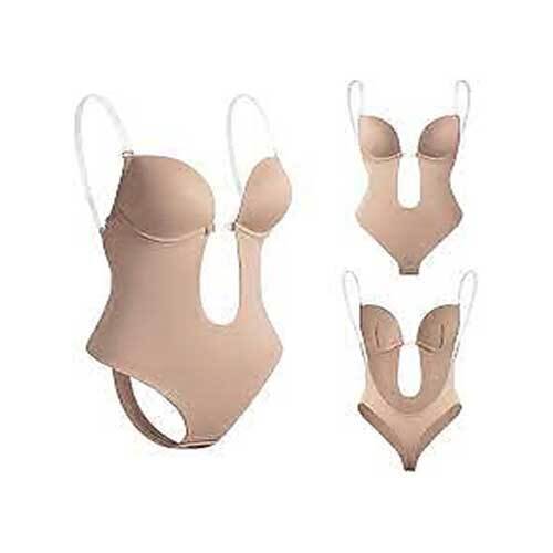 Skin Color Padded Bodysuit