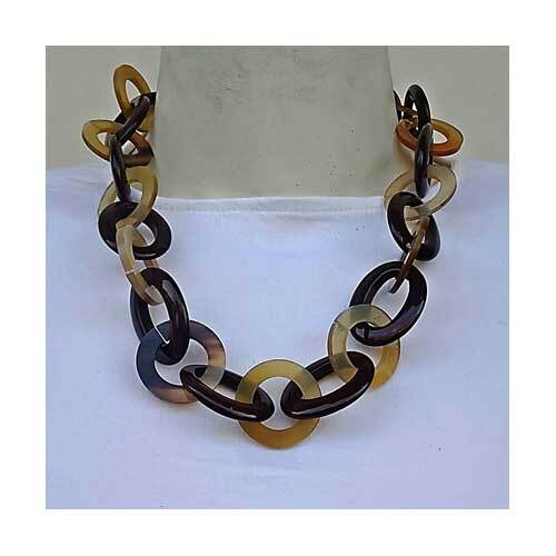 Brown and Black Necklace