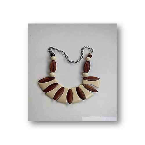 Brown and Cream Necklace