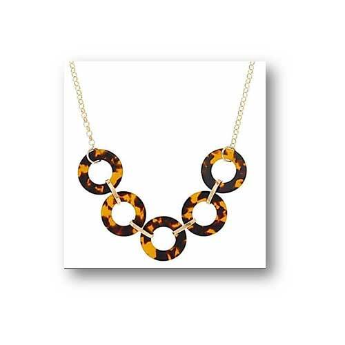 Yellow and Black Necklace