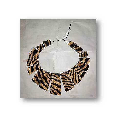 Brown and Black Necklace