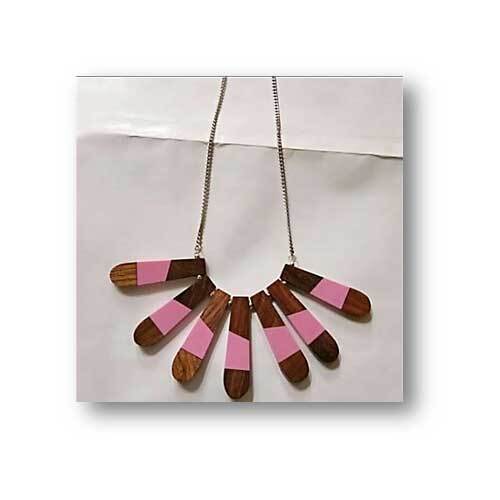 Brown and Pink Necklace