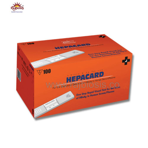 J Mitra Hepacard Rapid Test kit