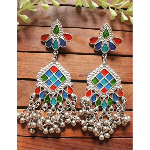 Long Earrings Jhumka