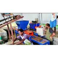 Clay Brick Making Machine - Mild Steel Construction, Blue Color | 2-Year Warranty, Fully Automatic Operation