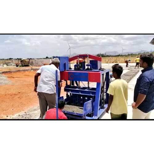 Blue Cement Brick Making Machine