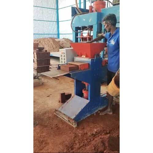 Blue Single Clay Brick Machine