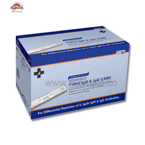 J Mitra Advantage Typhi Igm And Igg Rapid Card - Real-Time Operation: Yes