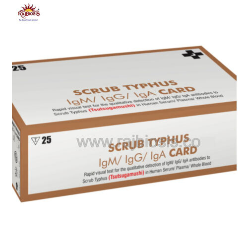 J Mitra Scrub Typhus Igm/Igg/Iga Rapid Test Kit - Light Source: No