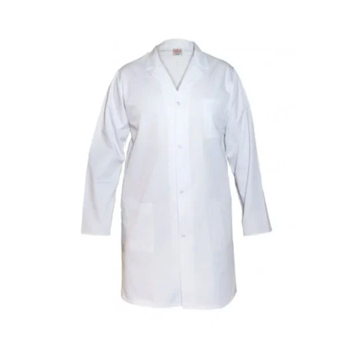 Terry Cotton Lab Coat Collar Type: V Neck