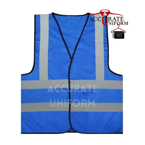 Blue Worker Reflective Vest