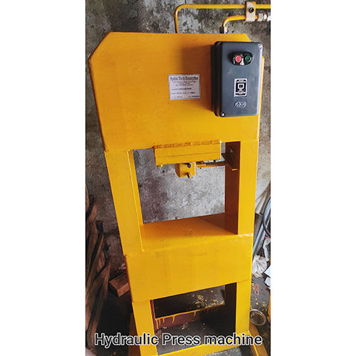 Industrial Hydraulic Press Machine - Color: Yellow